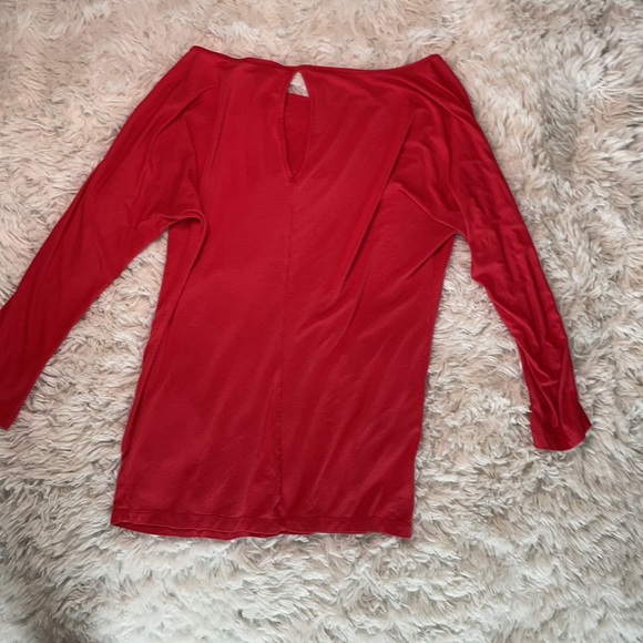 Banana Republic‎ Red 3/4 Sleeve - Size Small - Picture 2 of 8